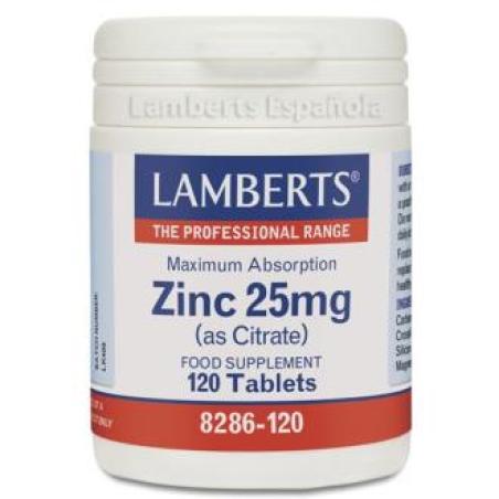 ZINC 25mg. 120comp