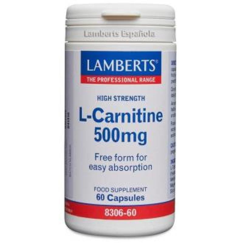 L-CARNITINA 500 mg. 60 cap.