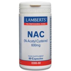 NAC (N Acetil Cisteina) 600mg. 60cap.