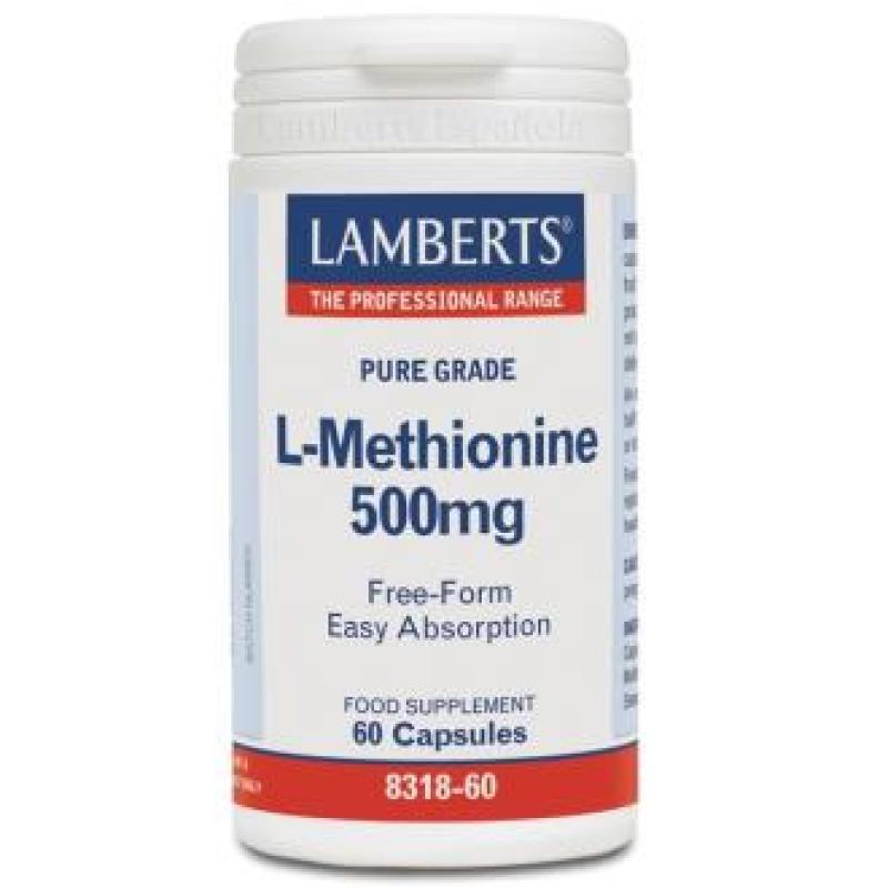 L-METIONINA 500 mg. 60 cap.