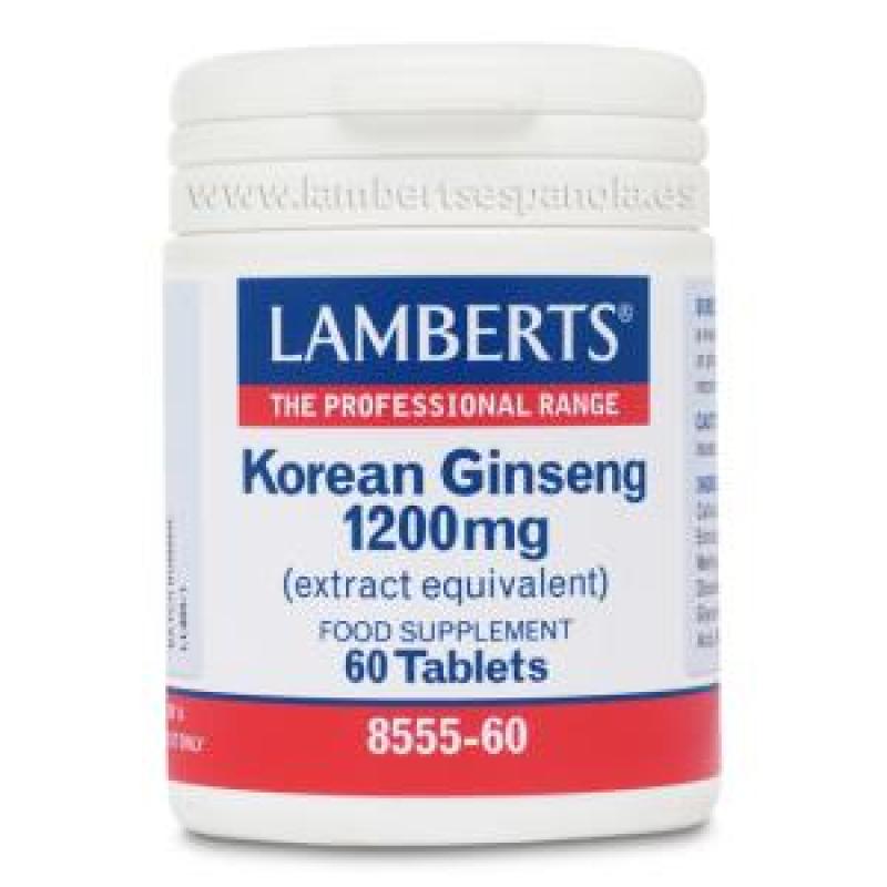 GINSENG COREANO 1200mg. 60cap.