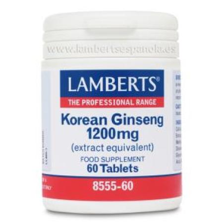 GINSENG COREANO 1200mg. 60cap.