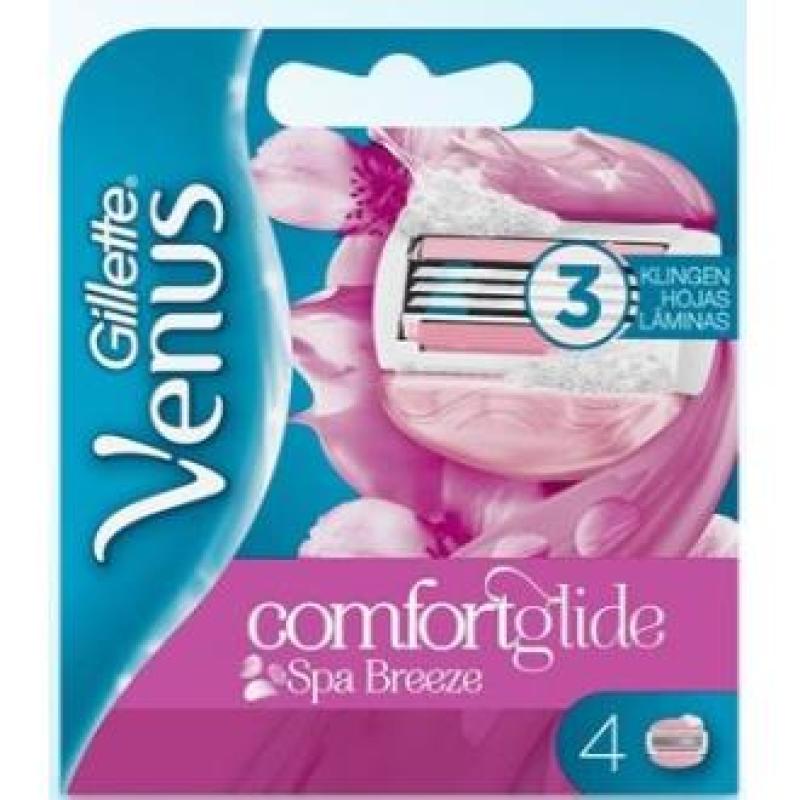 GILLETTE RECAMBIO VENUS CONFORT SPA BREEZE 4ud.