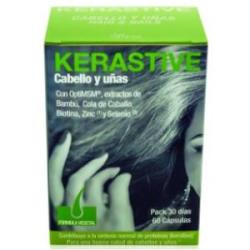 KERASTIVE cabello uñas formula vegetal 60cap.