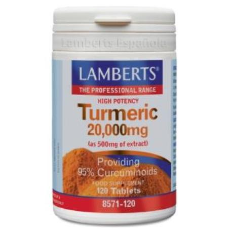 CURCUMA 20.000mg. (95% de curcumina) 120comp.