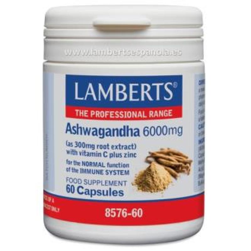 ASHWAGANDHA 6000mg. 60cap.