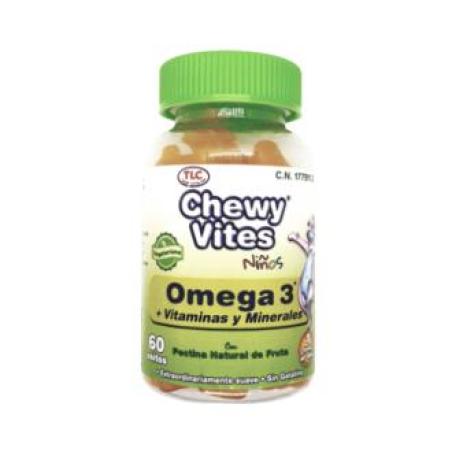 CHEWY VITES omega 3 60ud.