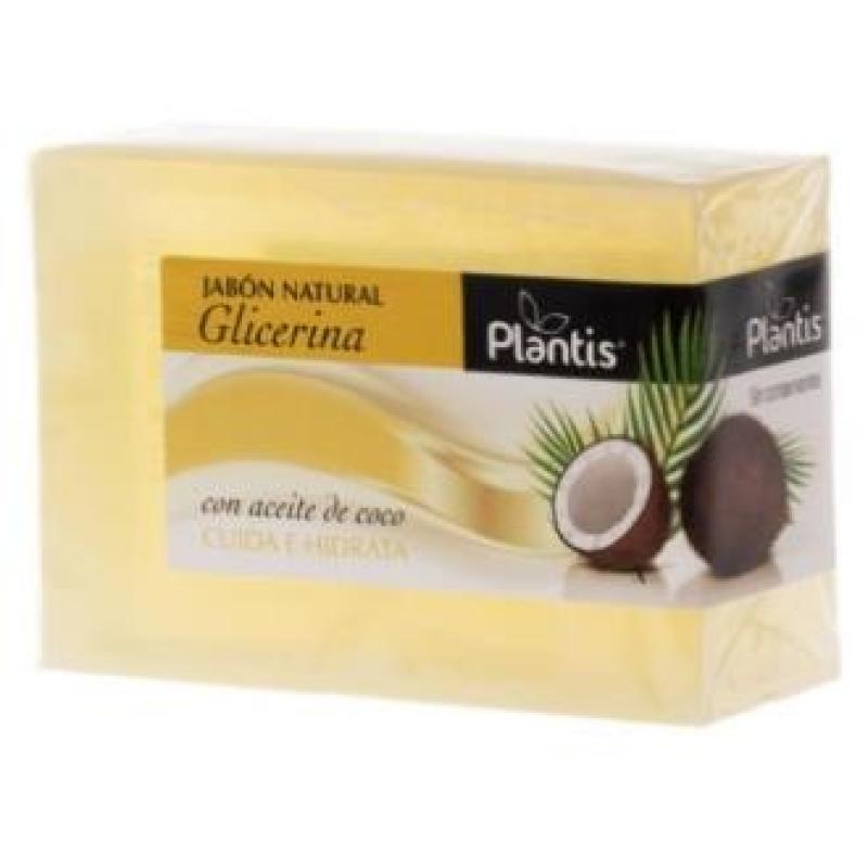 JABON DE GLICERINA con coco 120gr.