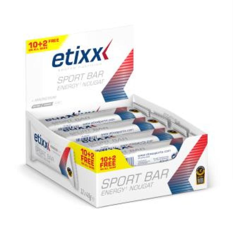 ETIXX ENERGY SPORT barritas turron 12uds.