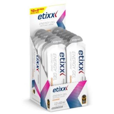 ETIXX ISOTONIC ENERGY gel sabor naranja 12ud.