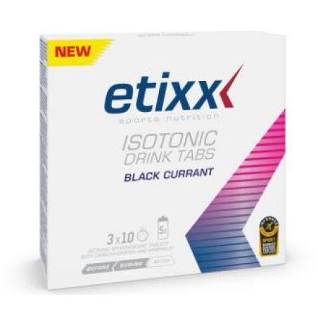 ETIXX ISOTONIC grosella negra efervescente 3udsx10