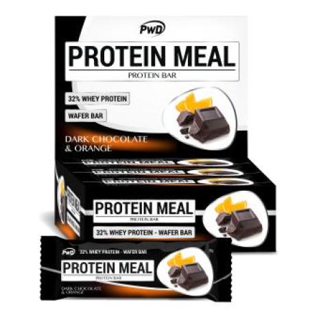 PROTEIN MEAL barritas  chocolate negro-naranja 12u