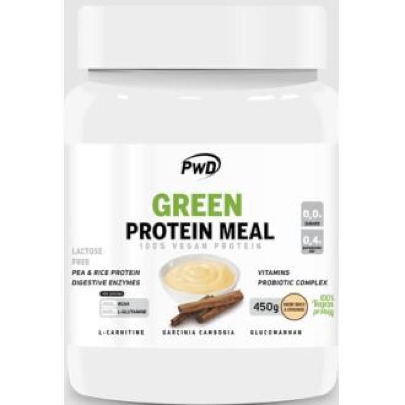 GREEN PROTEIN MEAL creme brule-cinnamon 450gr.