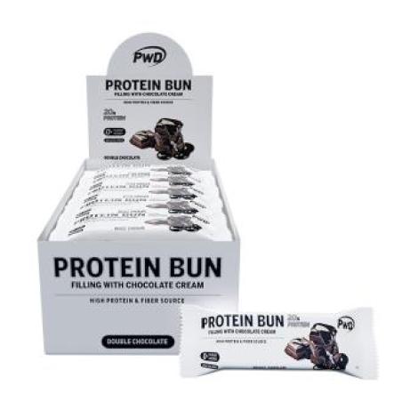 PROTEIN BUN bizcocho double chocolate 15udsx60gr.