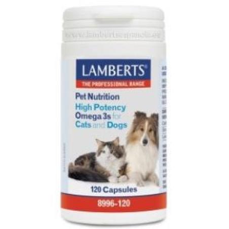 PET NUTRITION (omega 3) PERRO GATO 120cap. VET