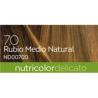 TINTE rubio medio natural 140ml. 7.0 DELICATO