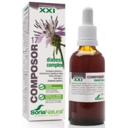 COMPOSOR 17 diabesil complex XXI 50ml.