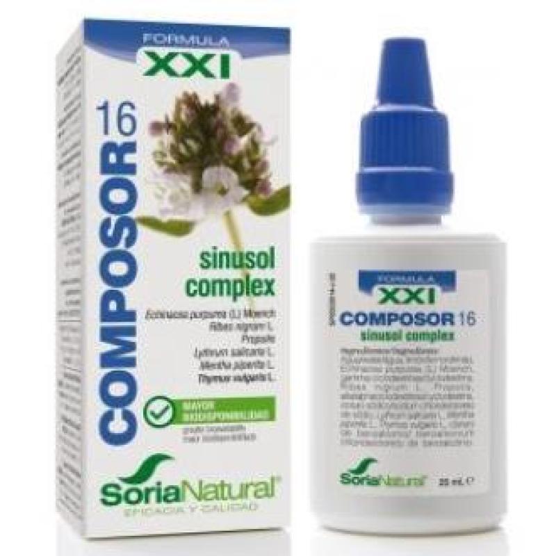 COMPOSOR 16 sinusol complex XXI 25ml.