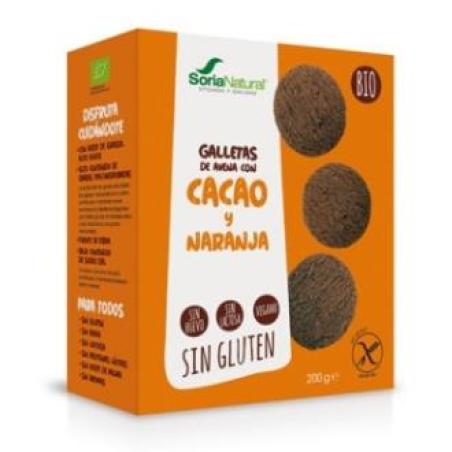 GALLETAS DE AVENA con cacao-naranja 200gr. BIO SG