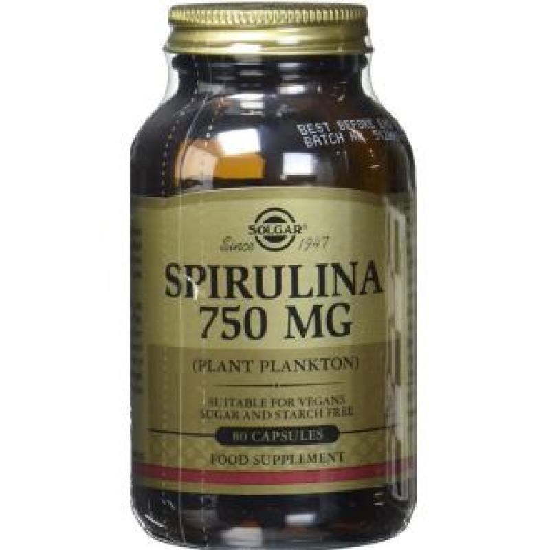 SPIRULINA VEGETARIAN 750mg. 80cap.