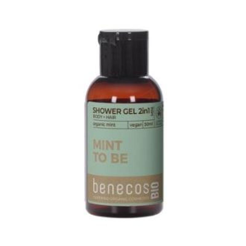 GEL DE BAÑO 2en 1 menta mini viaje 50ml. BIO VEGAN