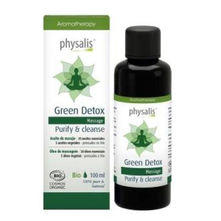 GREEN DETOX purifica y limpia aceite masaje 100ml.