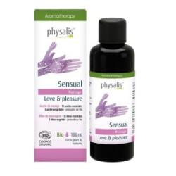 SENSUAL amor y placer aceite masaje 100ml. BIO