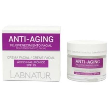 CREMA FACIAL ANTIEDAD ac. hialuronic 50ml LABNATUR