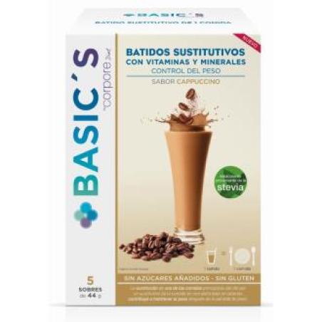 CORPORE BASICS batido sustitutivo capuccino 5sbrs