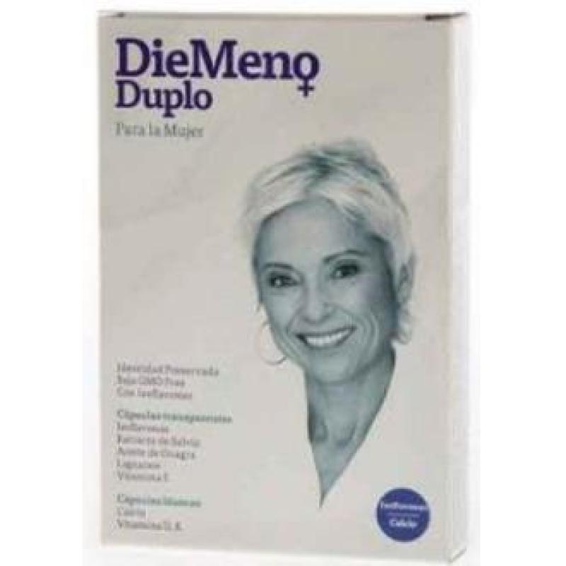 DIEMENO DUPLO 30cap.blancas y 30cap.transparen