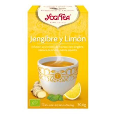 YOGI TEA JENGIBRE y LIMON 17infusiones