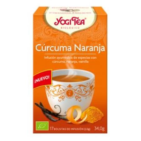 YOGI TEA CURCUMA NARANJA 17infusiones