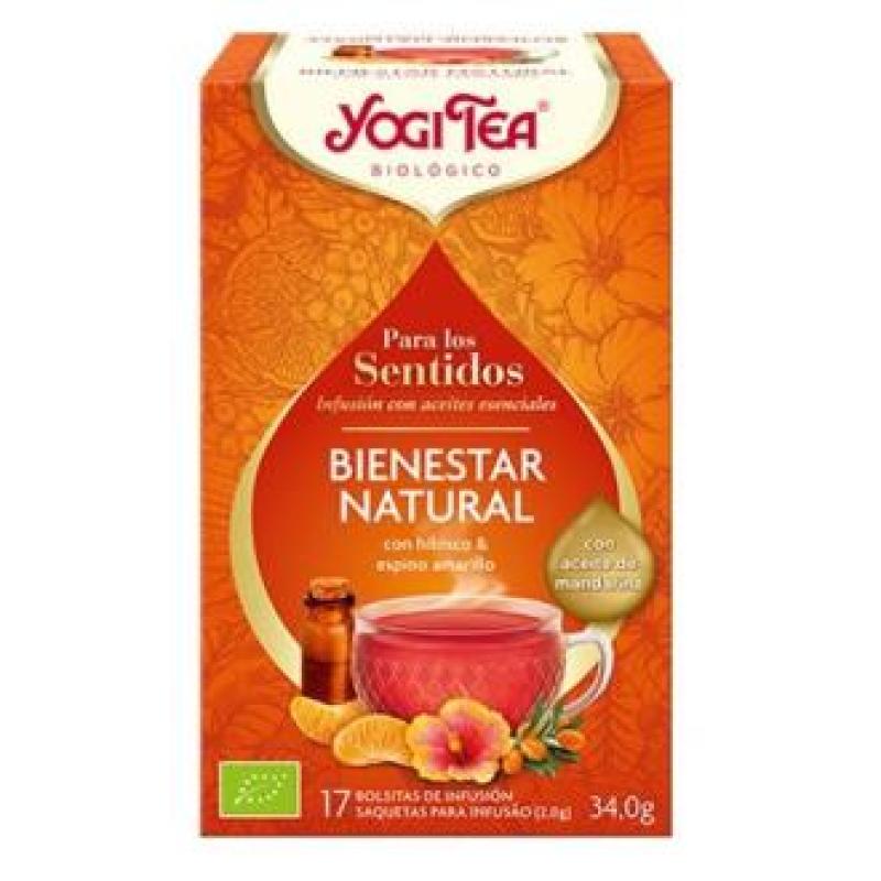 YOGI TEA BIENESTAR NATURA para los sentidos 17inf