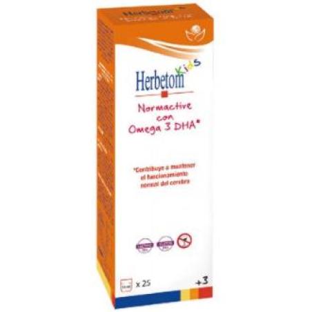 HERBETOM KIDS NORMACTIVE con omega 3DHA 250ml.