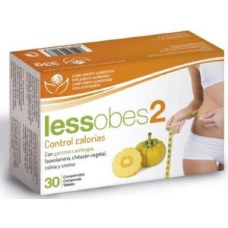 LESSOBES 2 control calorias 30comp.