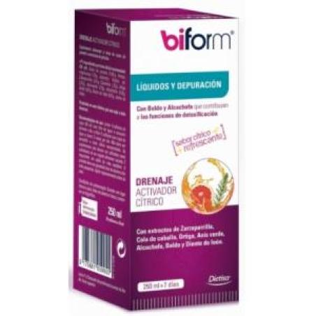 BIFORM DRENAJE ACTIVADOR citrico sin fucus 250ml.