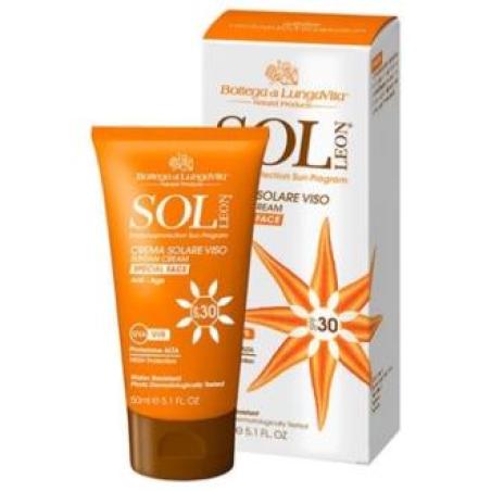 SOL LEON crema facial solar SPF 30 alta prot. 50ml