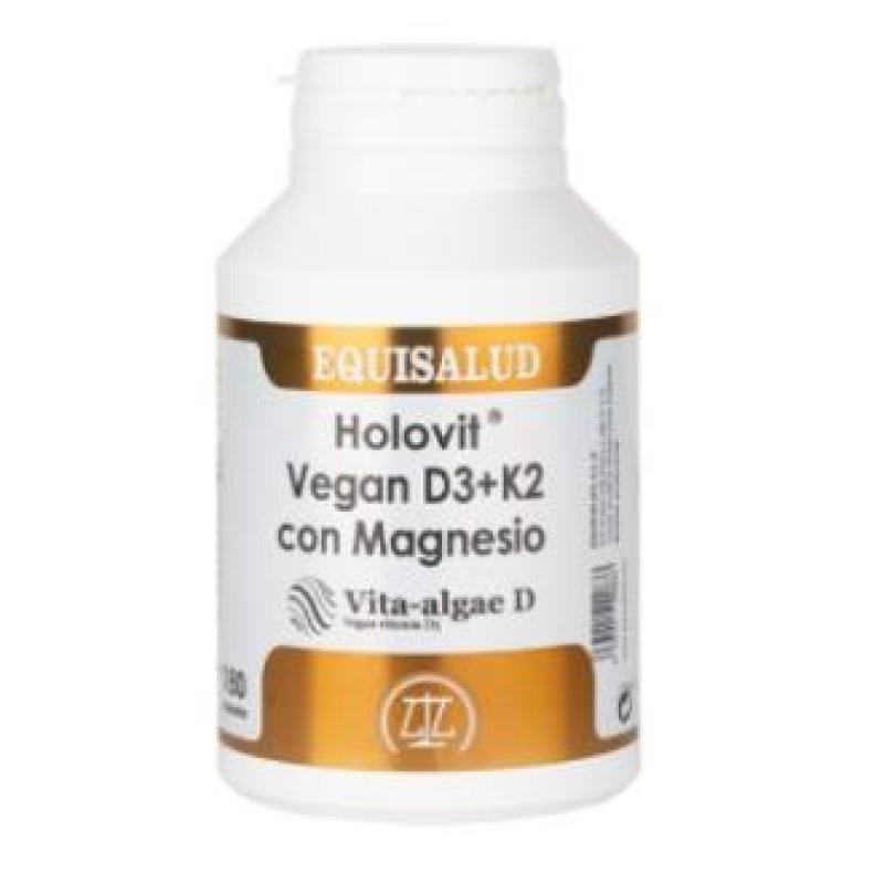 HOLOVIT VEGAN D3+K2 con magnesio 180cap.