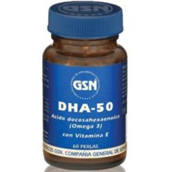 DHA 50 (omega 3 500mg.) 60perlas