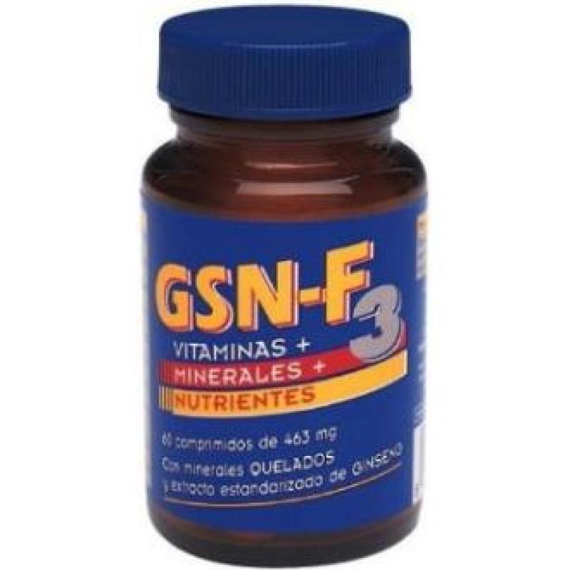 GSN-F3 VIT. Y MIN. NUTRIENTES 60Comp. 660Mg.