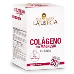 COLAGENO con MAGNESIO sabor fresa 20sticks