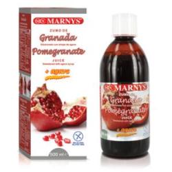 ZUMO DE GRANADA Y AGAVE 500ml.