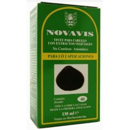 TINTE NOVAVIS 4D CASTAÑO DORADO 120ml.