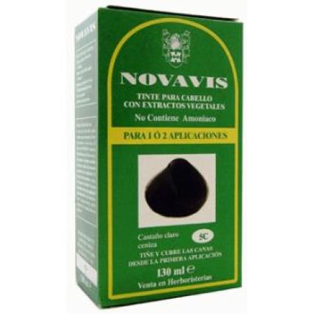 TINTE NOVAVIS 5C CASTAÑO CLARO CENIZA 120ml.