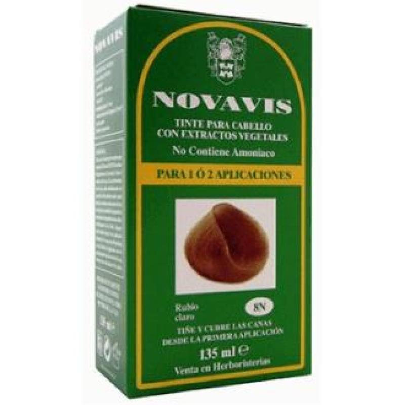 TINTE NOVAVIS 8N RUBIO CLARO 120ml.