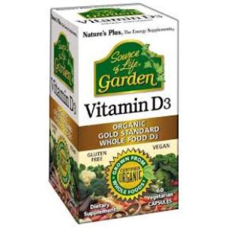 GARDEN SOURCE OF LIFE VITAMINA D3 60cap.