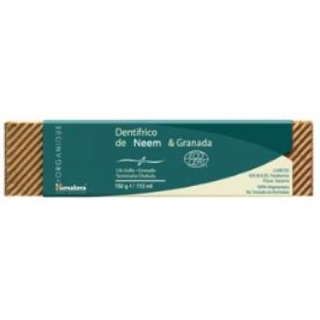 DENTIFRICO ORGANIQUE neem y granada 150gr.