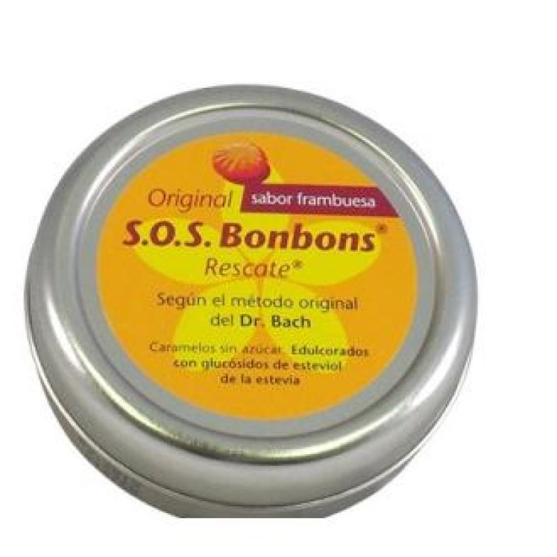 SOS flores de Bach bombons caramelos lata 50gr.