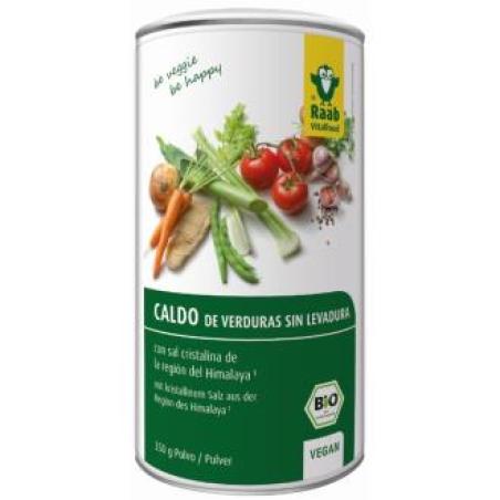 CALDO DE VERDURAS sin levadura bote 350gr. BIO SG