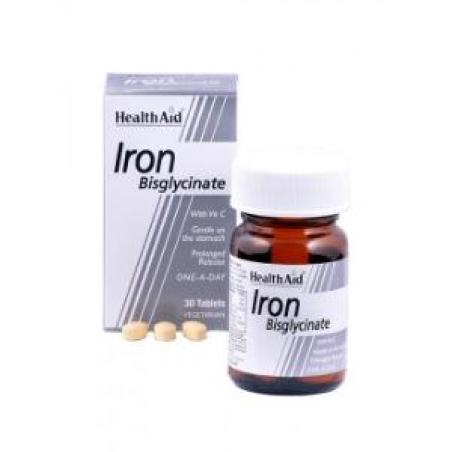 HIERRO BISGLYCINATE iron+vit.C 90comp. HEALTH AID